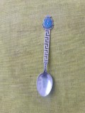 Lingurita din argint masiv 825, 9,5 gr. Blazon CRETE