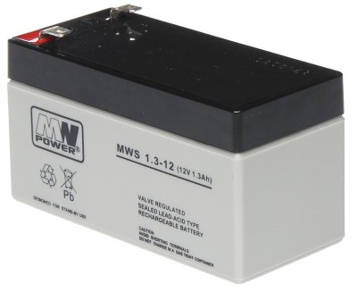 ACUMULATOR 1.3AH/12V MW POWER foto