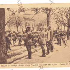 2804 - FOCSANI, German army on the street - old postcard, CENSOR - used - 1917