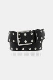 Karl Lagerfeld Jeans curea de piele culoarea negru, A4W33099