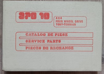 ARO 10, catalog de piese// editia I, 1985 foto
