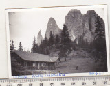 Bnk foto Cabana Piatra Singuratica - Harghita - 1965, Alb-Negru, Romania de la 1950, Cladiri