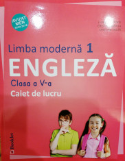 Limba moderna engleza clasa a V-a caiet de lucru foto