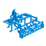 Jucarie Cultivator Lemken Bruder se ataseaza la tractoare John Deere Claas scara 1:16