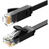 Cablu Retea UGREEN NW102 Flat, UTP, Cat6, 0.5m, Negru