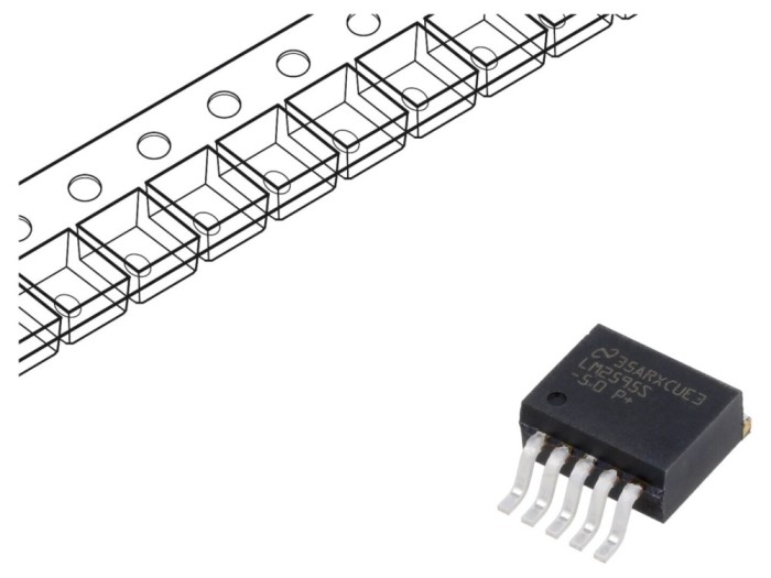 Adaptor DC/DC buck 5V 1A TO263-5