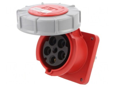 Conector trifazat alimentare AC 63A 400V 5 pini foto