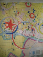 Harta ECONOMICA-1985,RSR-Jud.BRAILA-INDUSTRIA-CHISCANI--Inst.de Org.Terit