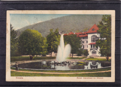 SINAIA HOTELUL CARAIMAMAN CU ABUZUL CIRCULATA 1939 foto