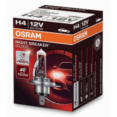 Bec Osram H4 12V 60/55W Night Breaker Silver +100% 64193NBS foto