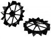 Progarden RM47 set 2 roti metalice 475x30x115mm, accesoriu motocultoare seria Campo U ProAdvanced PowerfulTools