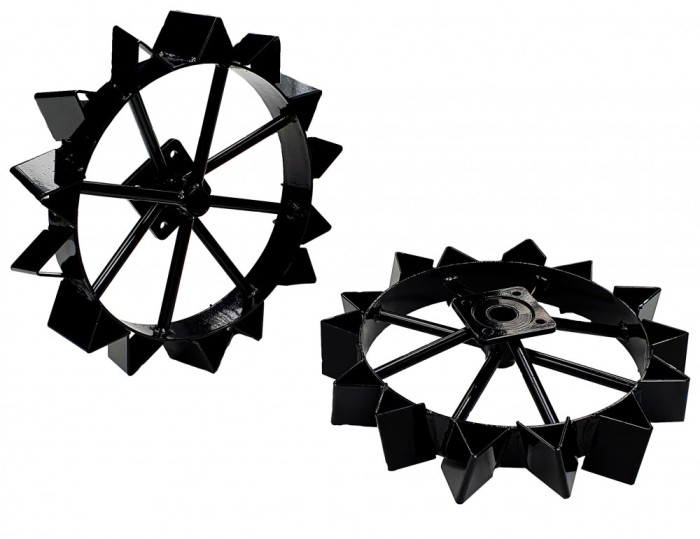 Progarden RM47 set 2 roti metalice 475x30x115mm, accesoriu motocultoare seria Campo U ProAdvanced PowerfulTools