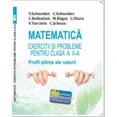 Matematica Exercitii si probleme pentru clasa a 10-a. Profil stiinte ale naturii - Virgiliu Schneider
