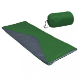Saci de dormit tip plic usor, 2 buc., verde, 1100 g, 10&deg;C, vidaXL