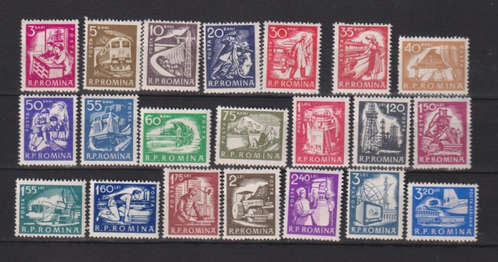 ROMANIA 1960 UZUALE ACTIVITATI LP. 498 MNH