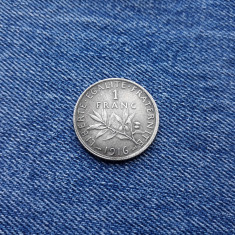 1 Franc 1916 Franta franc argint