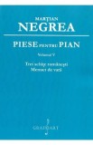 Piese pentru pian Vol.5: Trei schite romanesti, Menuet de vara - Martian Negrea
