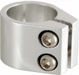 Colier Blocare Sa BMX 31.8mm Argintiu