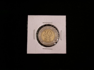 C50 - Moneda foarte veche - Kenya - 20 shillings - 1998 foto
