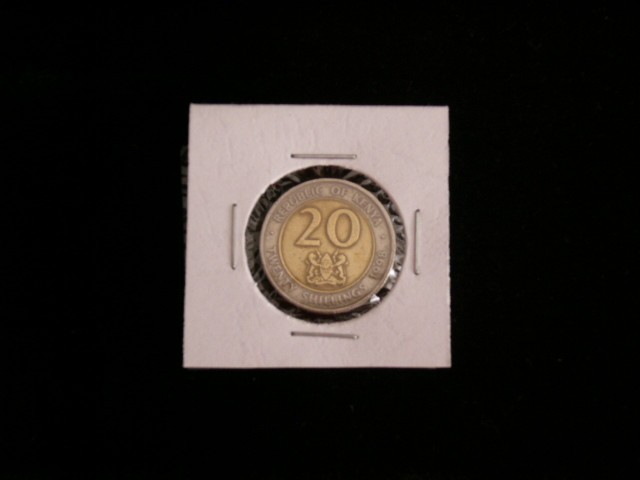 C50 - Moneda foarte veche - Kenya - 20 shillings - 1998