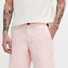 Superdry pantaloni scurti barbati, culoarea roz