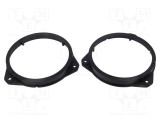 Cadru difuzor 165mm 4CARMEDIA pentru Citro&euml;n, Fiat, Opel, Peugeot - 2 buc.