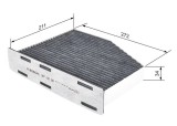 Filtru aer habitaclu Audi A3, Q3, Tt; Seat Alhambra, Altea; Skoda Octavia II, Superb II, Yeti; VW Beetle, Caddy Alltrack, Caddy III, Caddy IV,