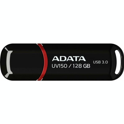 MEMORIE USB 3.2 ADATA 128 GB cu capac carcasa plastic negru AUV150-128G-RBK foto