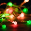 Instalație de Lumini LED, Model 20 Becuri Globuri Mini, Funcționare pe Baterii, Multicolor, 2.2m, Oem