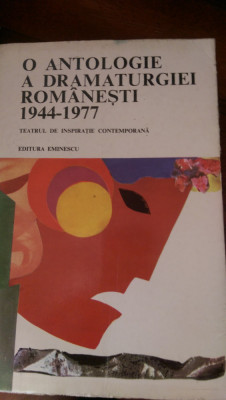 O antologie a dramaturgiei romanesti 1944 - 1977 vol1-2 1978 foto