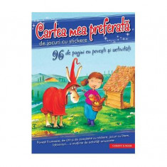 Cartea mea preferată de jocuri cu stickere (96 de pagini cu povești și activități) - Paperback brosat - François Ruyer - Corint Junior