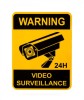 Indicator Autocolant Video Surveillance 14x18cm