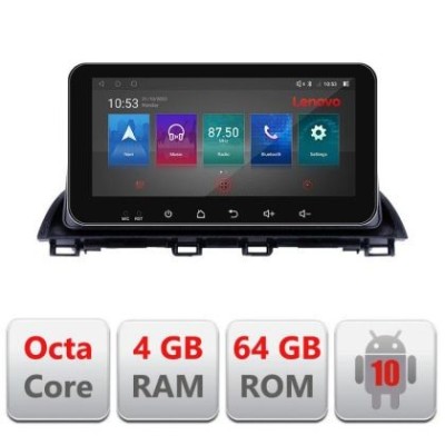 Navigatie Mazda 3 2014-2019 I-463 4+64 ecran 10.33&amp;quot; Android Waze USB Navigatie Internet Youtube Radio CarStore Technology foto