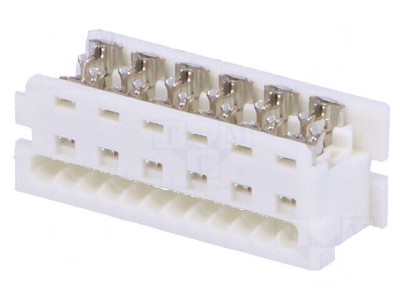 Conector cablu-placă mufă mamă PIN 12, 1.27mm IDC PicoFlex - Soluție de conectare profesională foto
