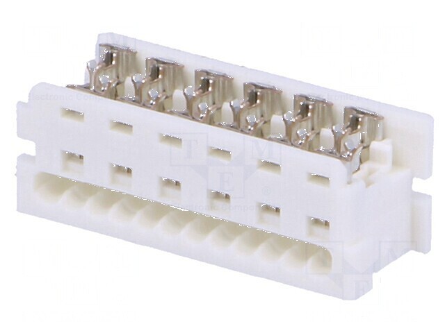 Conector cablu-placă mufă mamă PIN 12, 1.27mm IDC PicoFlex - Soluție de conectare profesională