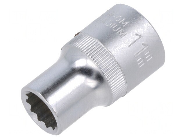Tubulară 12-puncte 1/2 oţel crom-vanadium 11mm