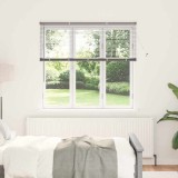 Jaluzea pentru Fereastră Argintiu 80 x 130 cm Aluminiu