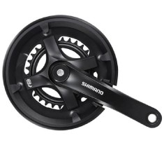 Angrenaj pedalier Shimano Tourney FC-TY501-2, 46X30T, brat 175mm, pentru 7/8 vit... Cod:EFCTY5012E60CLB