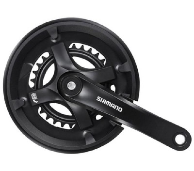 Angrenaj pedalier Shimano Tourney FC-TY501-2, 46X30T, brat 175mm, pentru 7/8 vit... Cod:EFCTY5012E60CLB foto