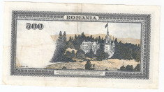 ROMANIA 500 LEI 1936 VF foto