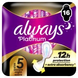 Absorbante Platinum Secure Night Extra, 16 bucati, Always