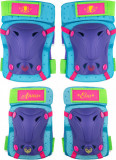 Set protectie diverse sporturi, pentru coate si genunchi, Frozen