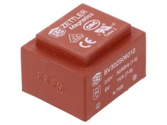 Transformator &icirc;ncapsulat 1VA 230V AC 6V 166mA PCB