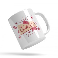 Cana Personalizata Sweet, Dulce, Ceramica, 330 ml, Multicolor foto