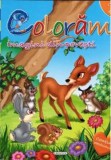 Coloram 1: Imagini din povesti (Contine abtibilduri) - Girasol