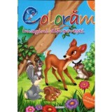 Coloram 1: Imagini din povesti (Contine abtibilduri) - Editura Girasol