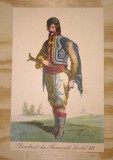 CARTE POSTALA - DOROBANT DIN ROMANATI - SECOLUL XIX - NECIRCULATA