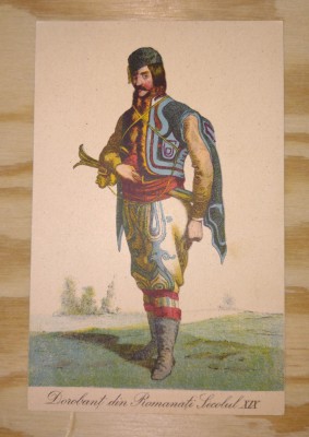 CARTE POSTALA - DOROBANT DIN ROMANATI - SECOLUL XIX - NECIRCULATA foto