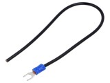 Cablu neizolat negru 250mm cu terminale presate CHEVAL M4WI-250BK025