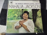 Vinil LP &quot;Japan Press&quot; MAHALIA JACKSON - THE WORLD&#039;S GREATEST GOSPEL (VG++)